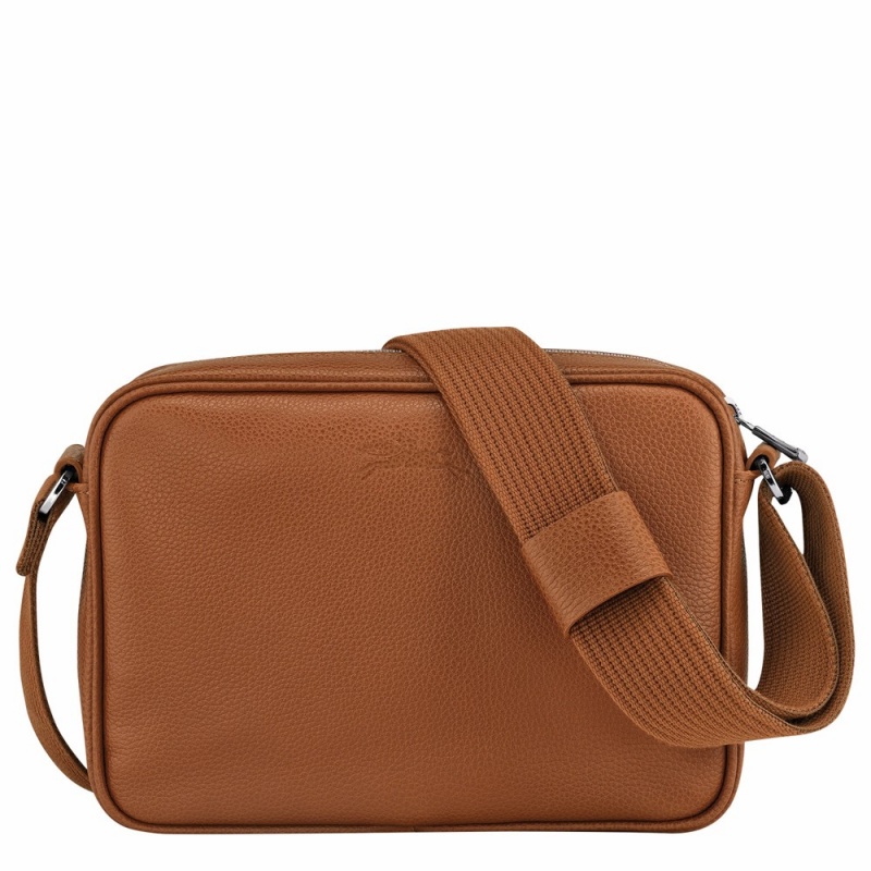 Brown Longchamp Le Foulonne S Men's Camera Bags